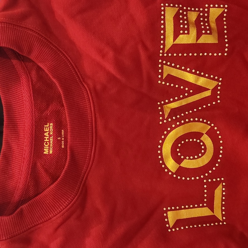 Michael kors women's sweatshirt pullover.